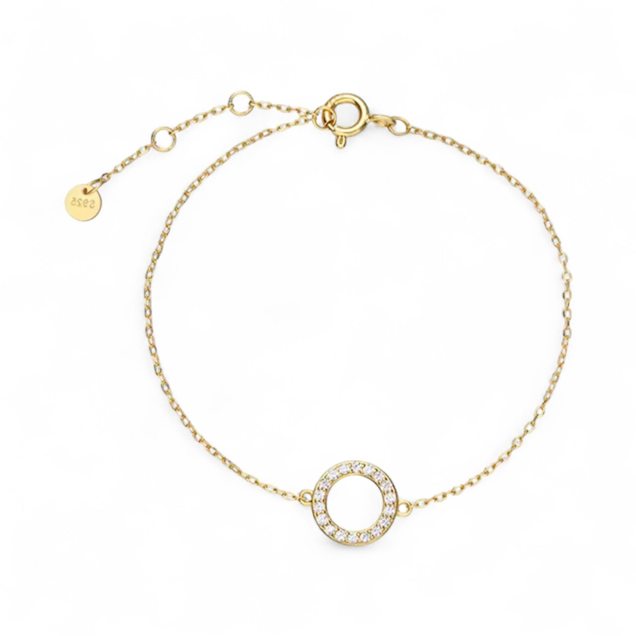 Open Circle Bracelet | Gold or Silver