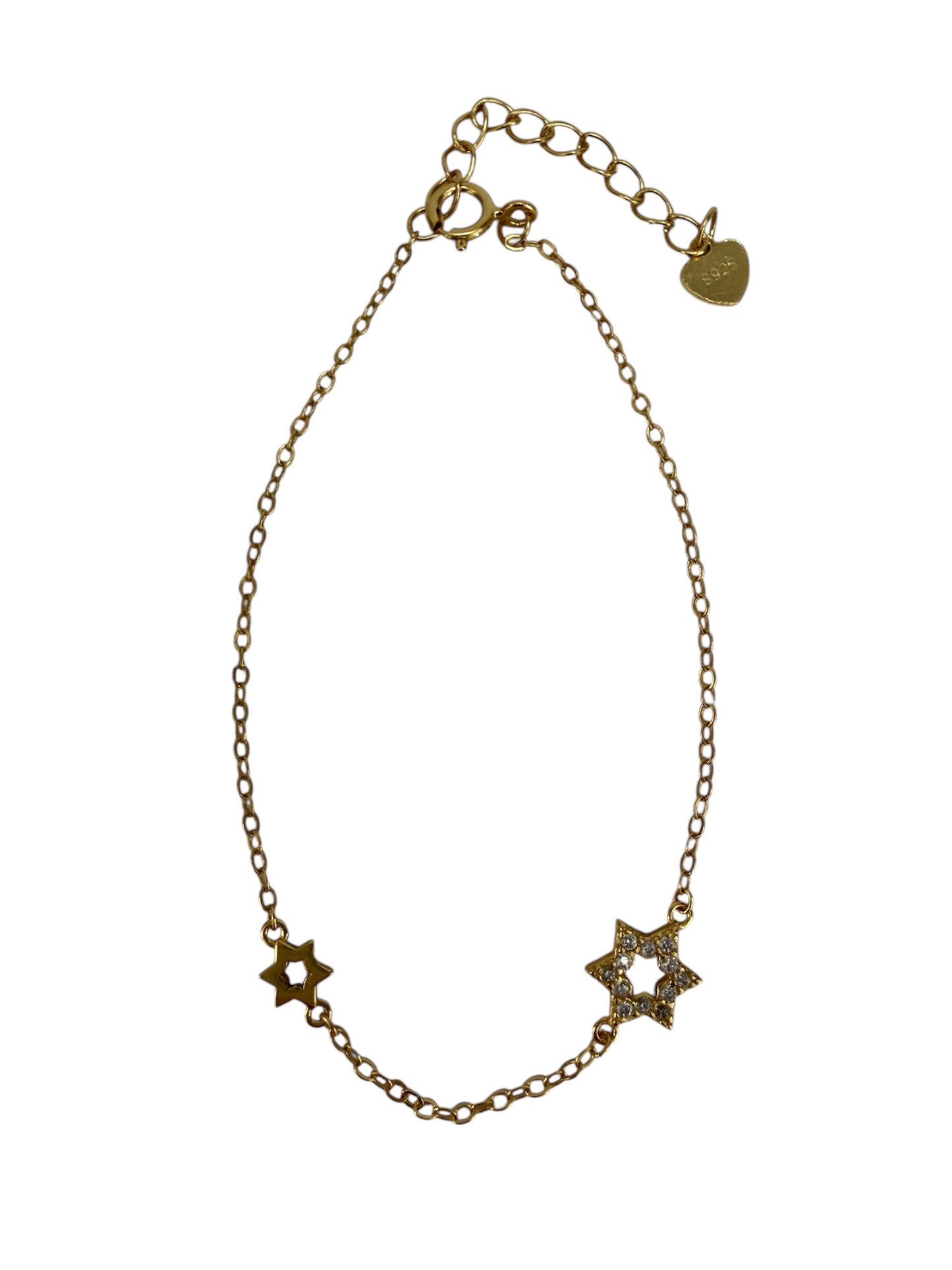 PRE-ORDER Double Star Bracelet | Gold or Silver