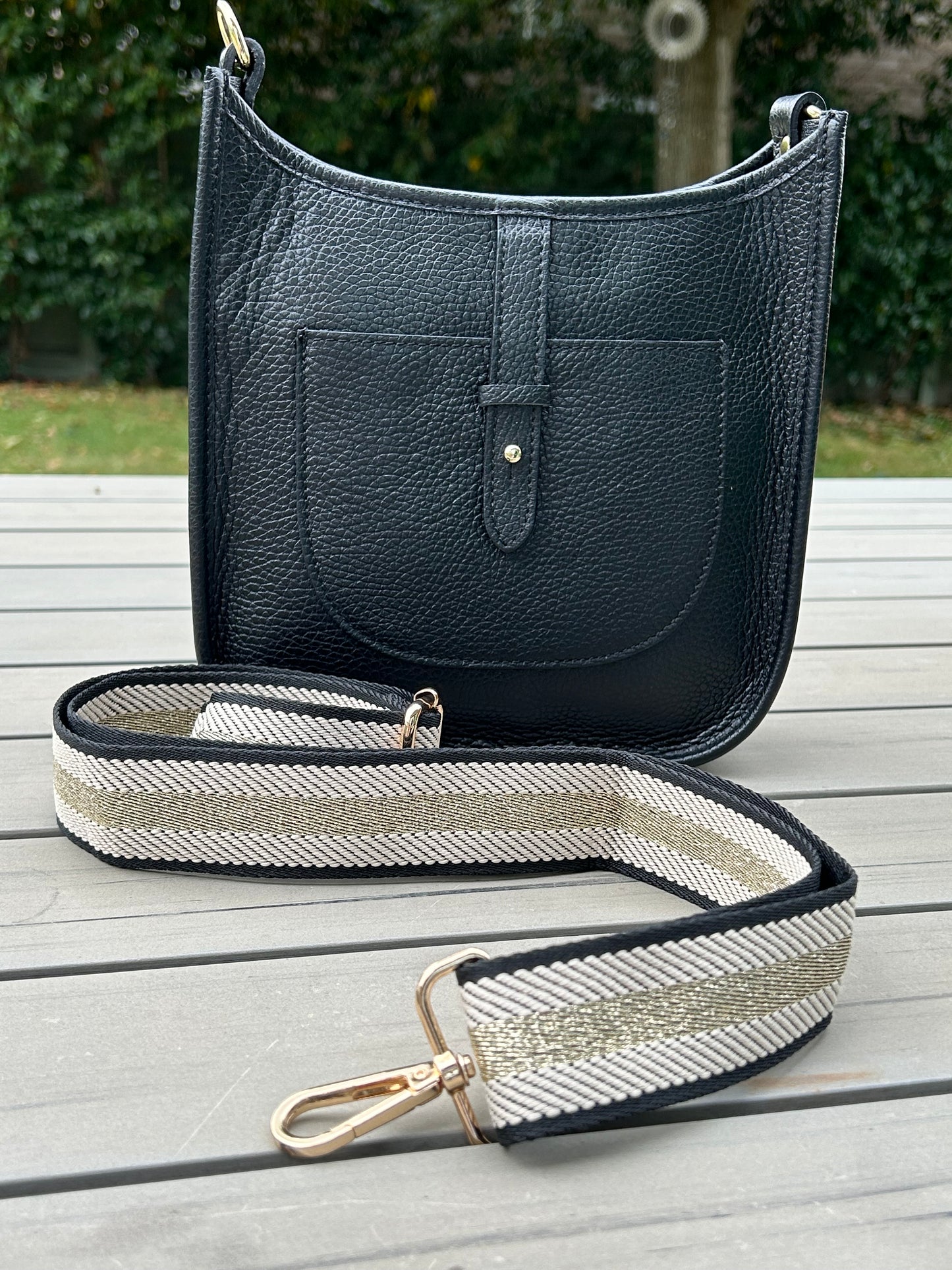 Stripe Bag Strap | Cream