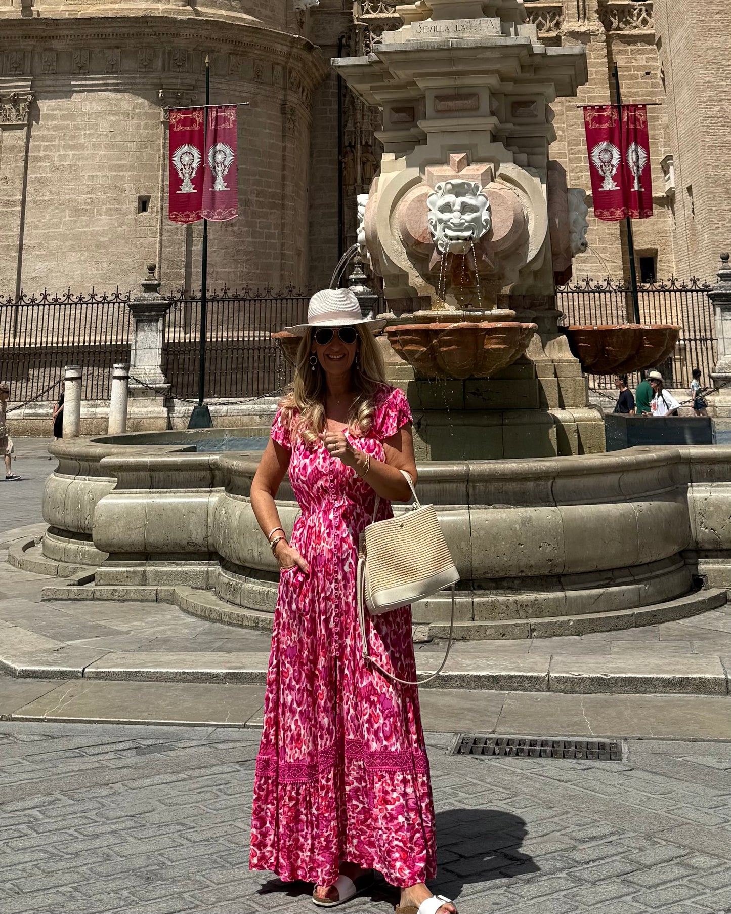 Solero Sun Hat (UPF50+ & Packable) | Taupe & Ivory
