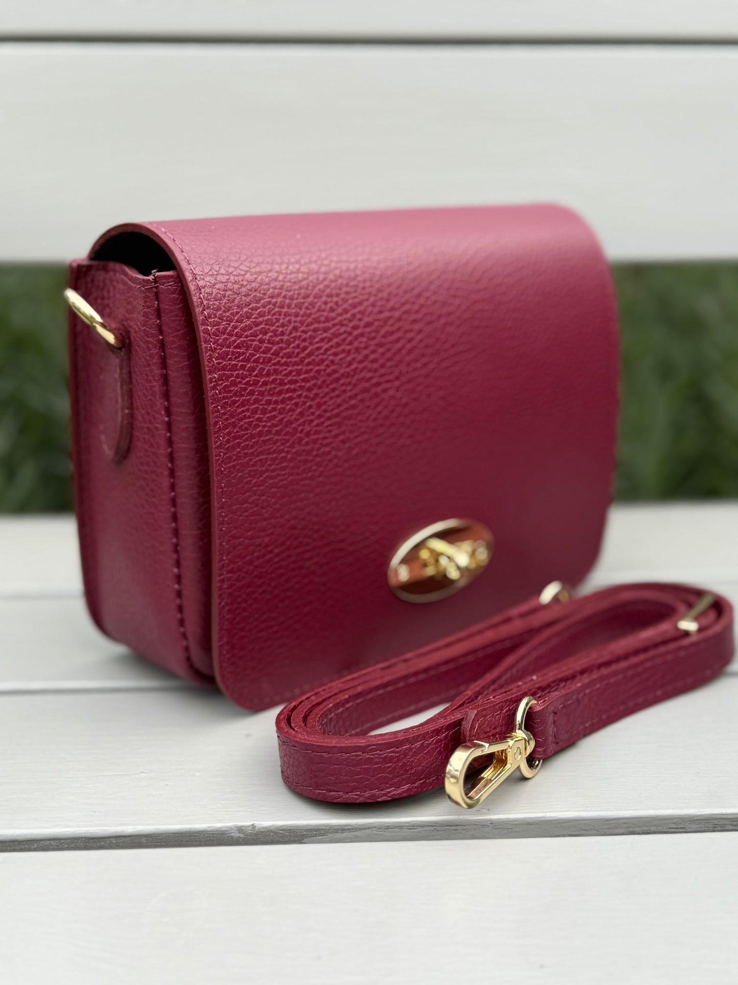 Palermo Leather Bag | Burgundy