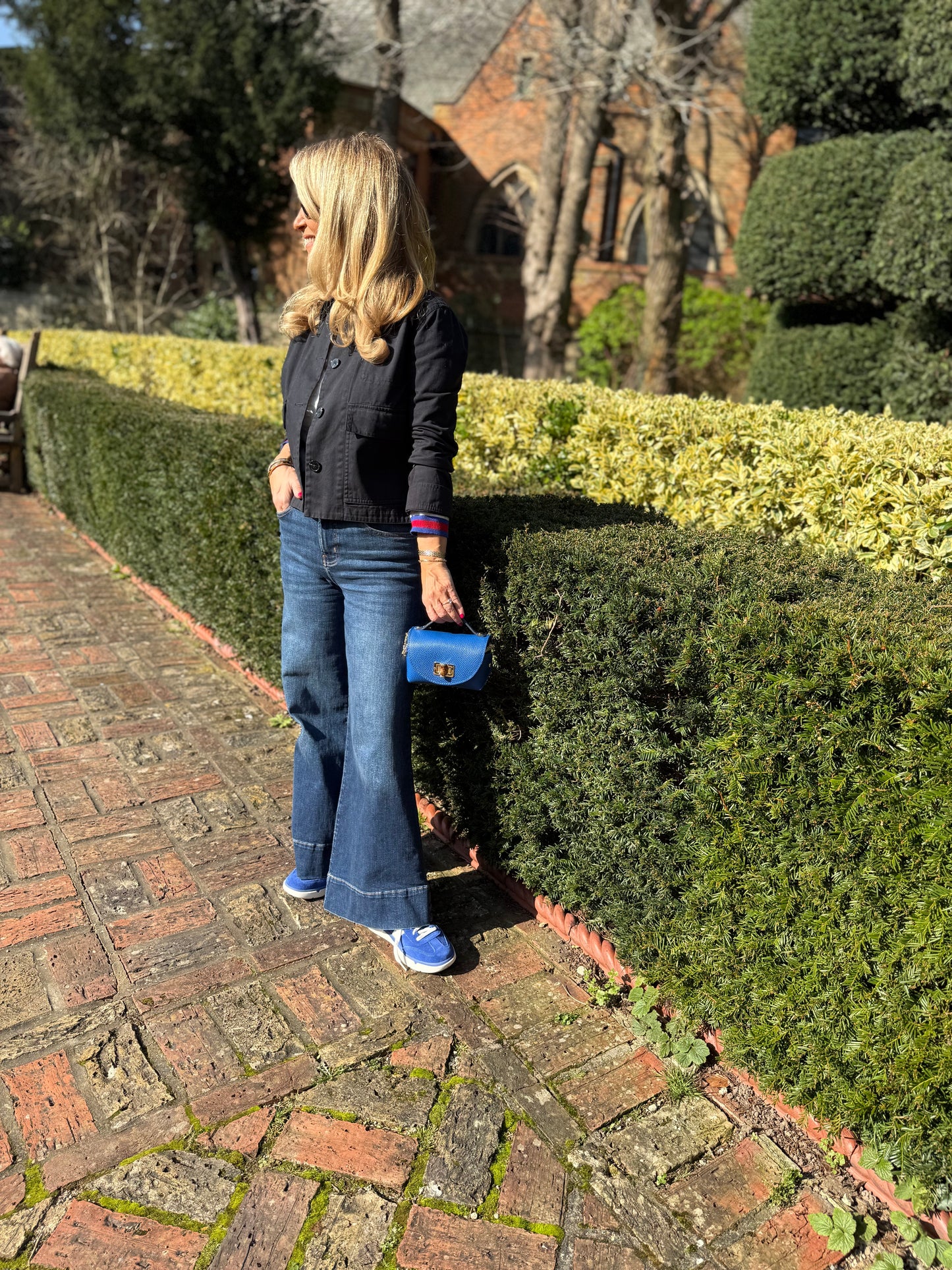 Milano Mini Leather Bag | Royal Blue