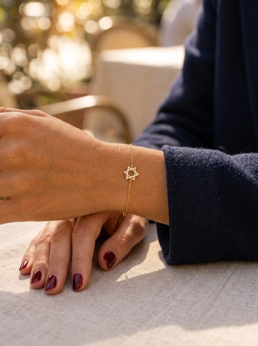 Star of David Bracelet | Gold or Silver