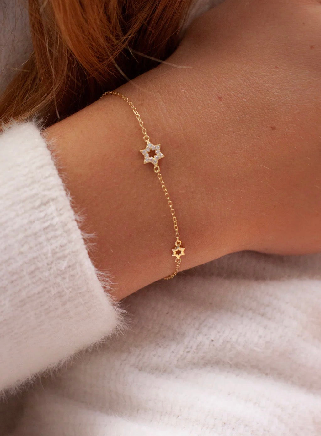 PRE-ORDER Double Star Bracelet | Gold or Silver