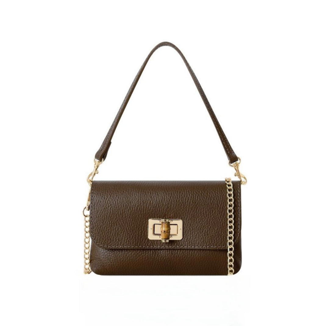 Emilia 3-in-1 Leather Bag | Chocolate Brown