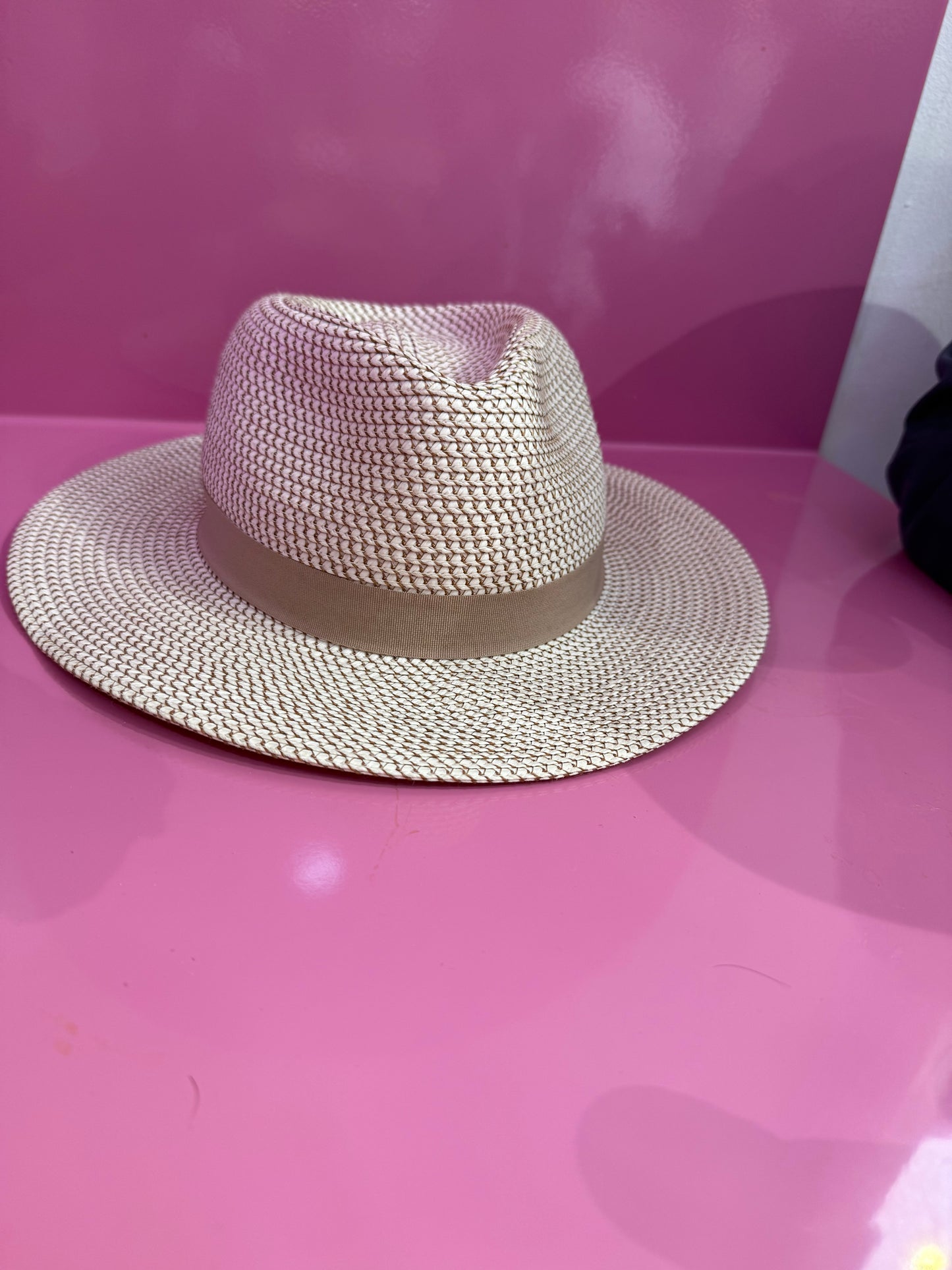 Solero Sun Hat (UPF50+ & Packable) | Taupe & Ivory
