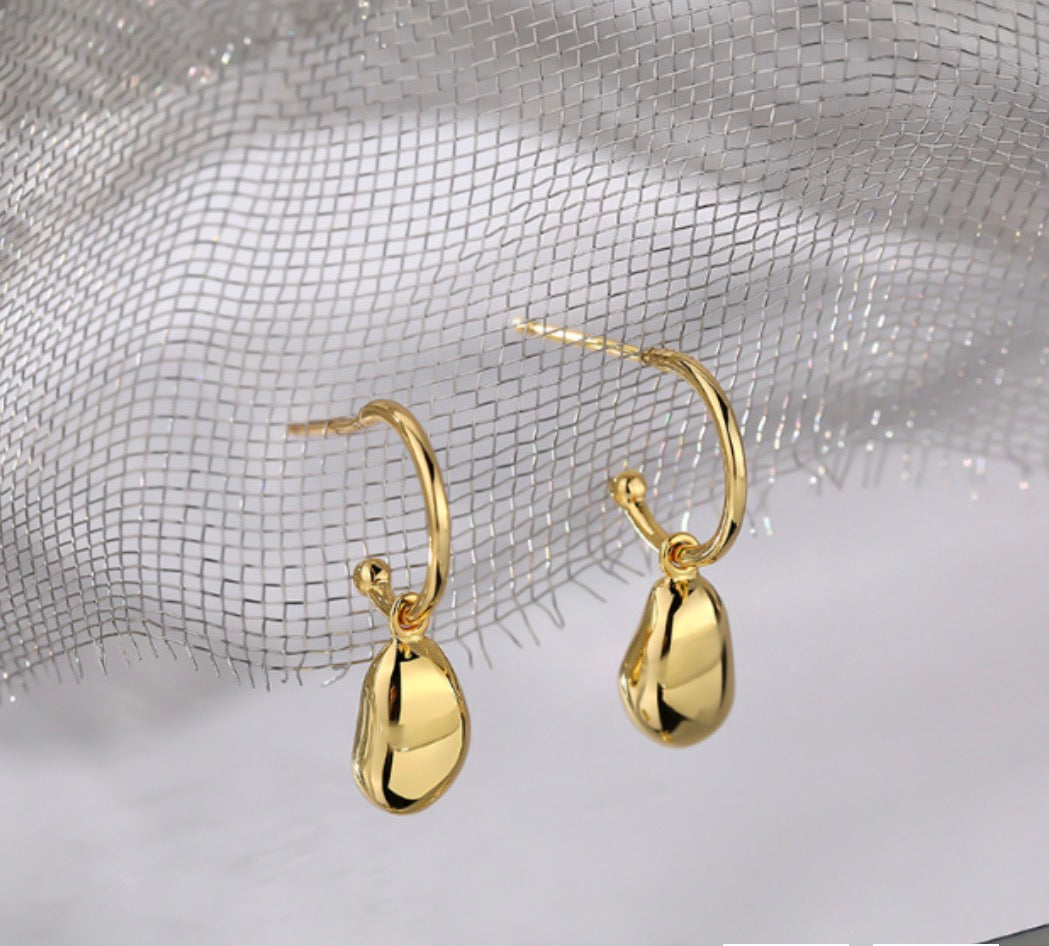 Coming soon - Molten Drop Hoops | Silver