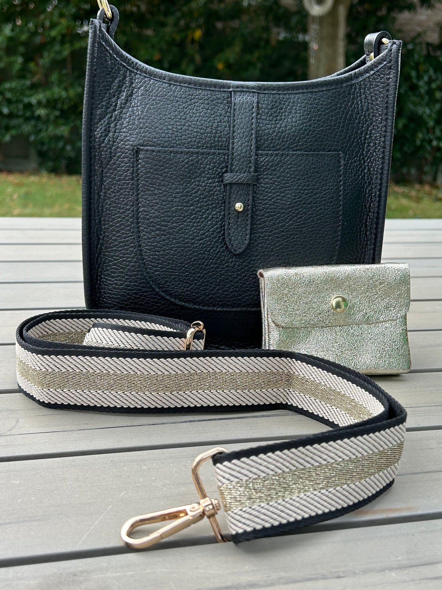 Stripe Bag Strap | Cream