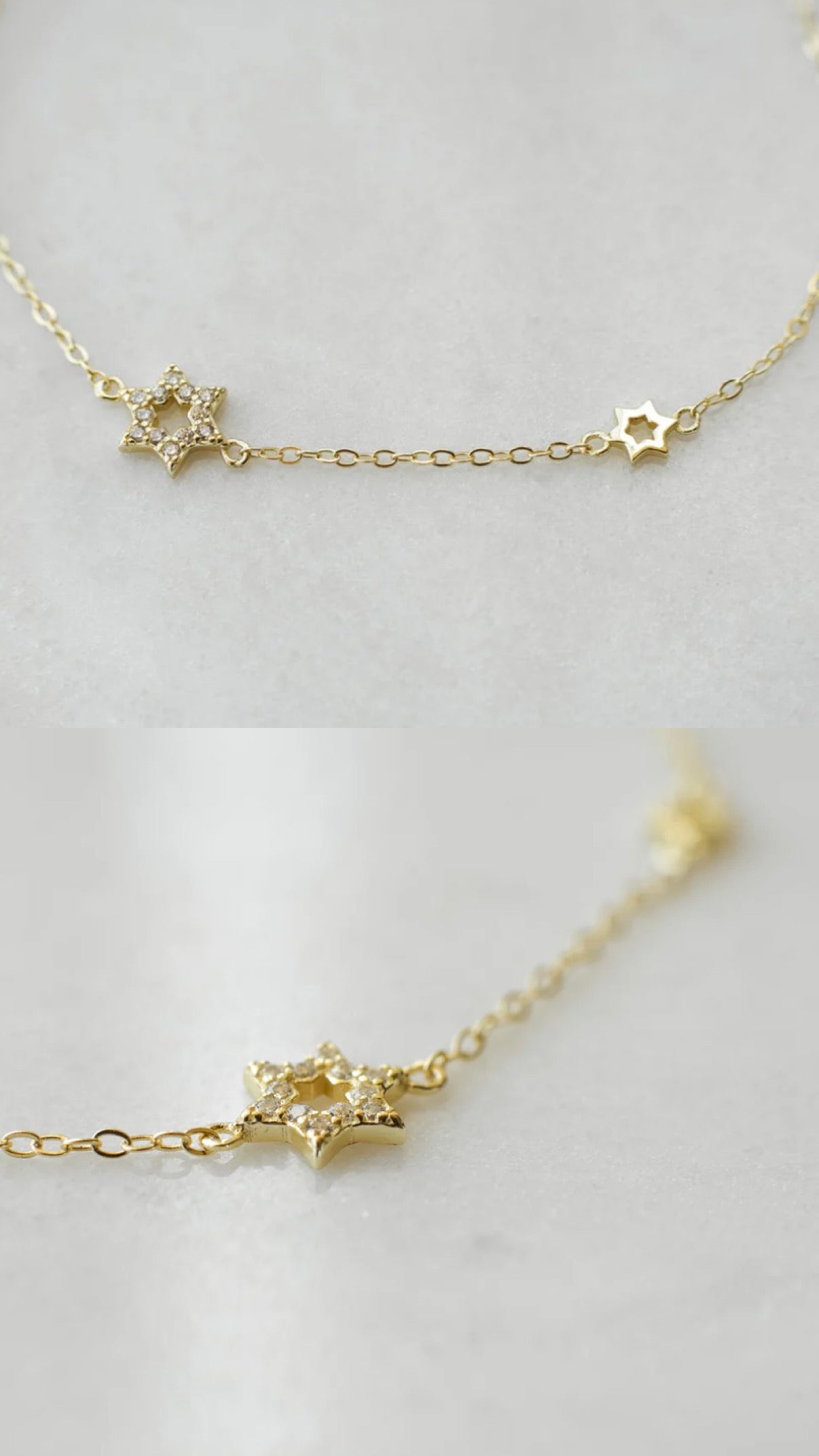 PRE-ORDER Double Star Bracelet | Gold or Silver