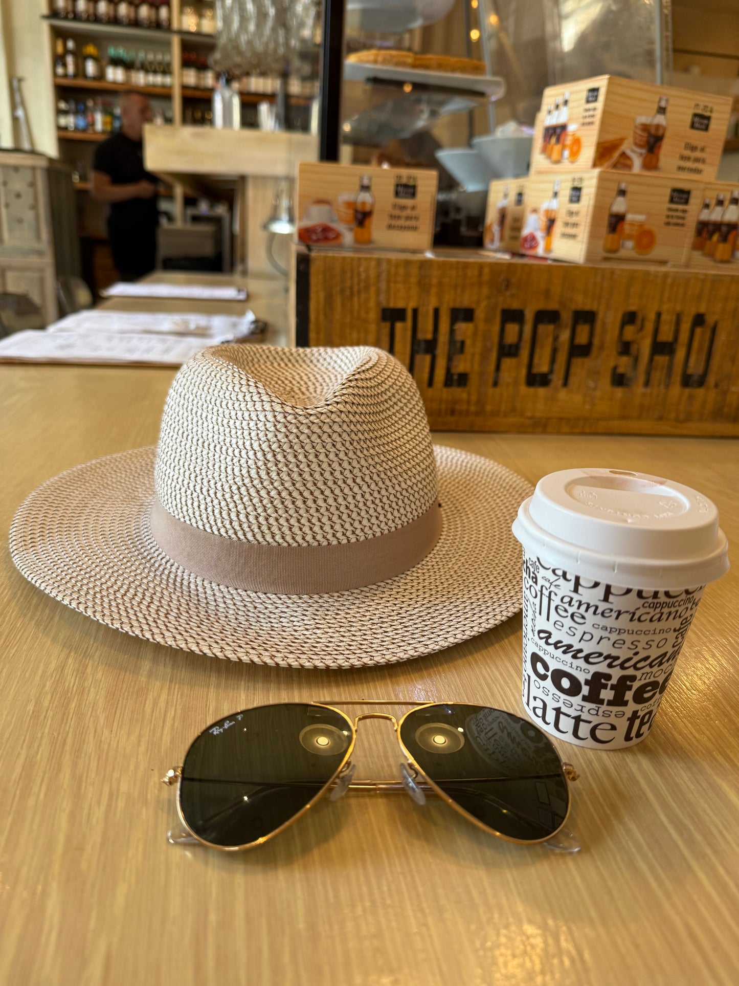 Solero Sun Hat (UPF50+ & Packable) | Taupe & Ivory