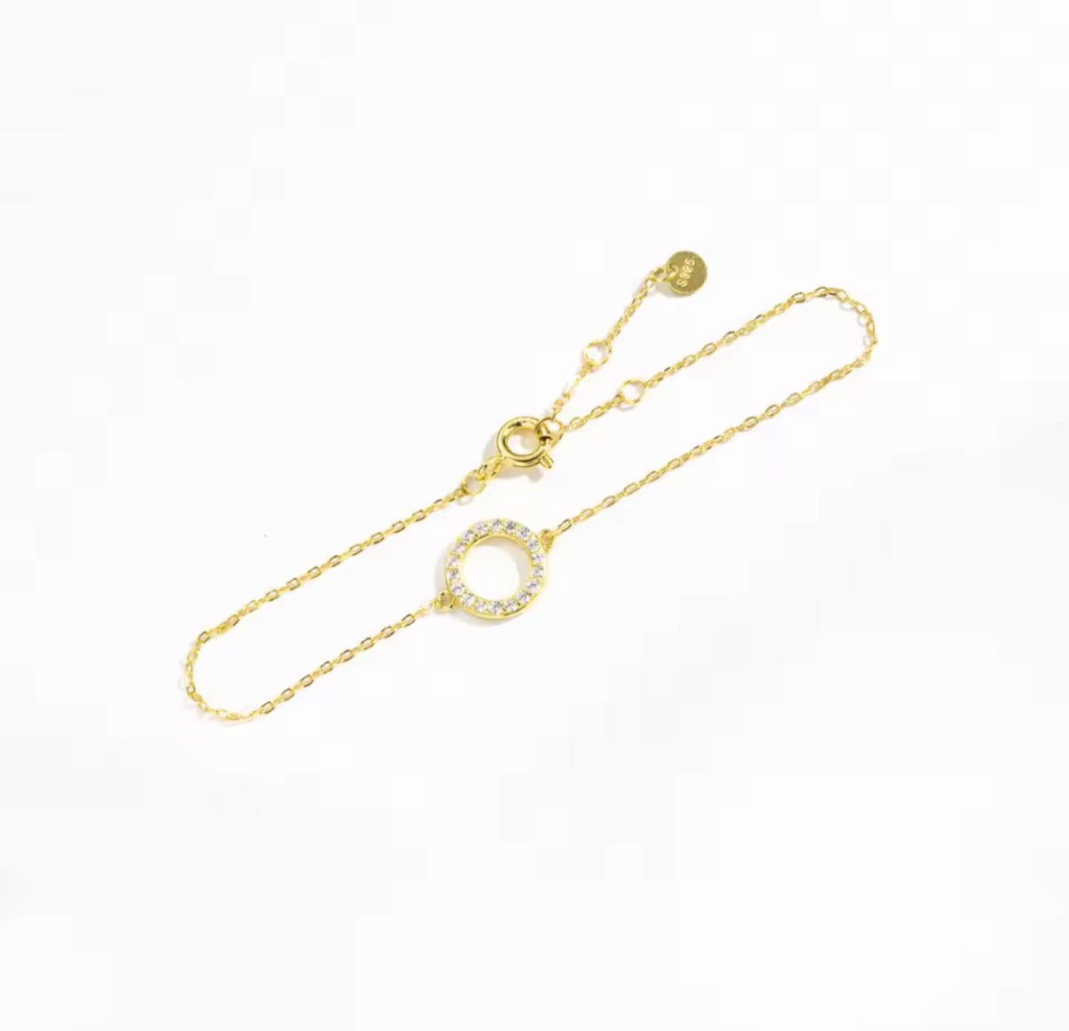 Open Circle Bracelet | Gold or Silver