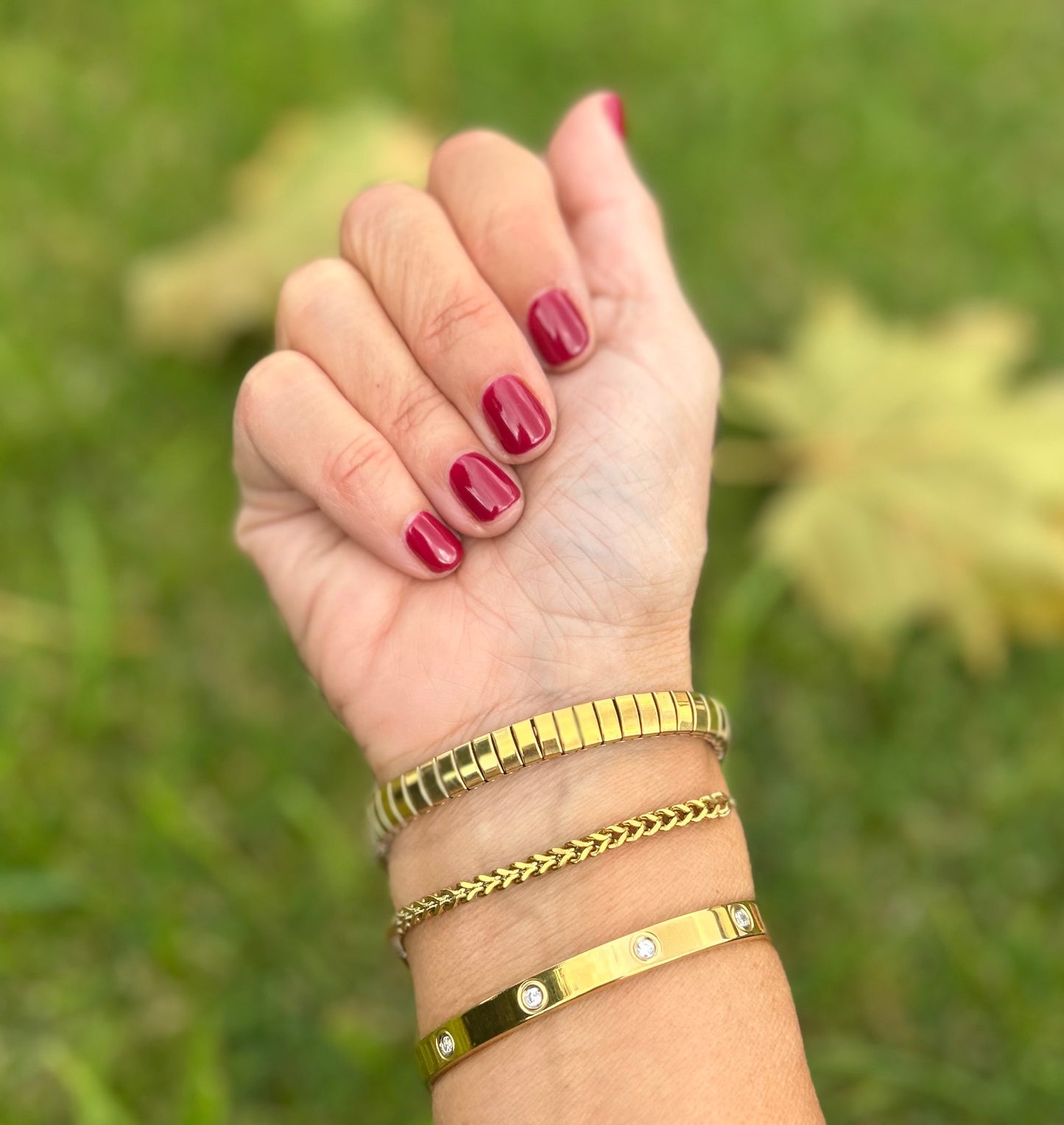 Amore Bangle Bracelet | Gold
