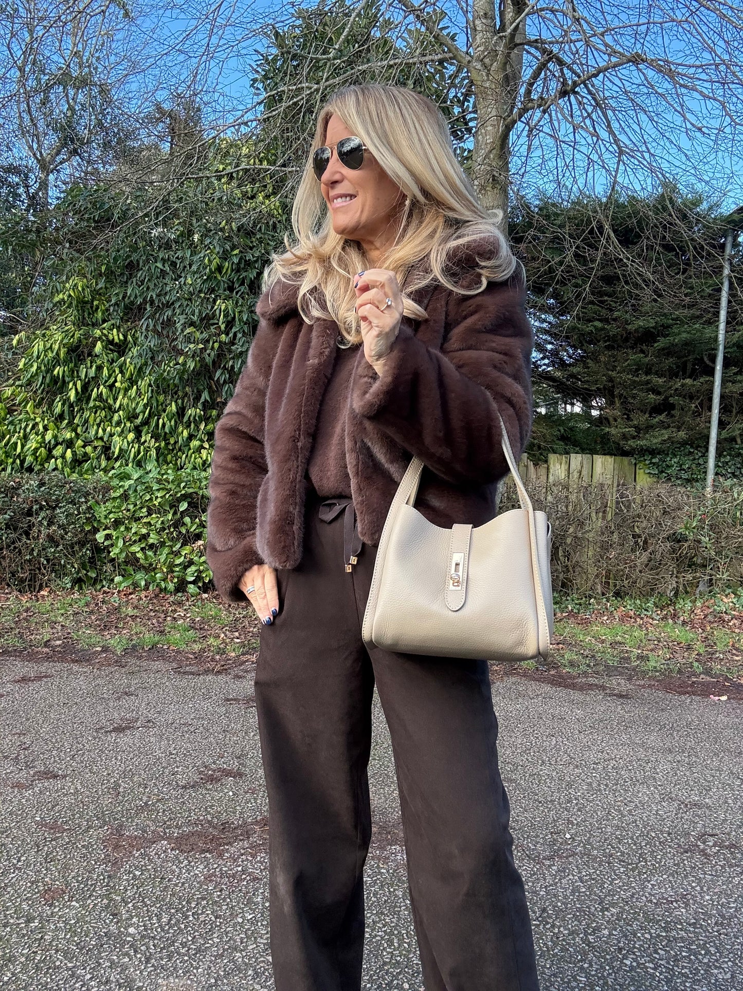 Amalfi Multi Compartment Bag | Taupe