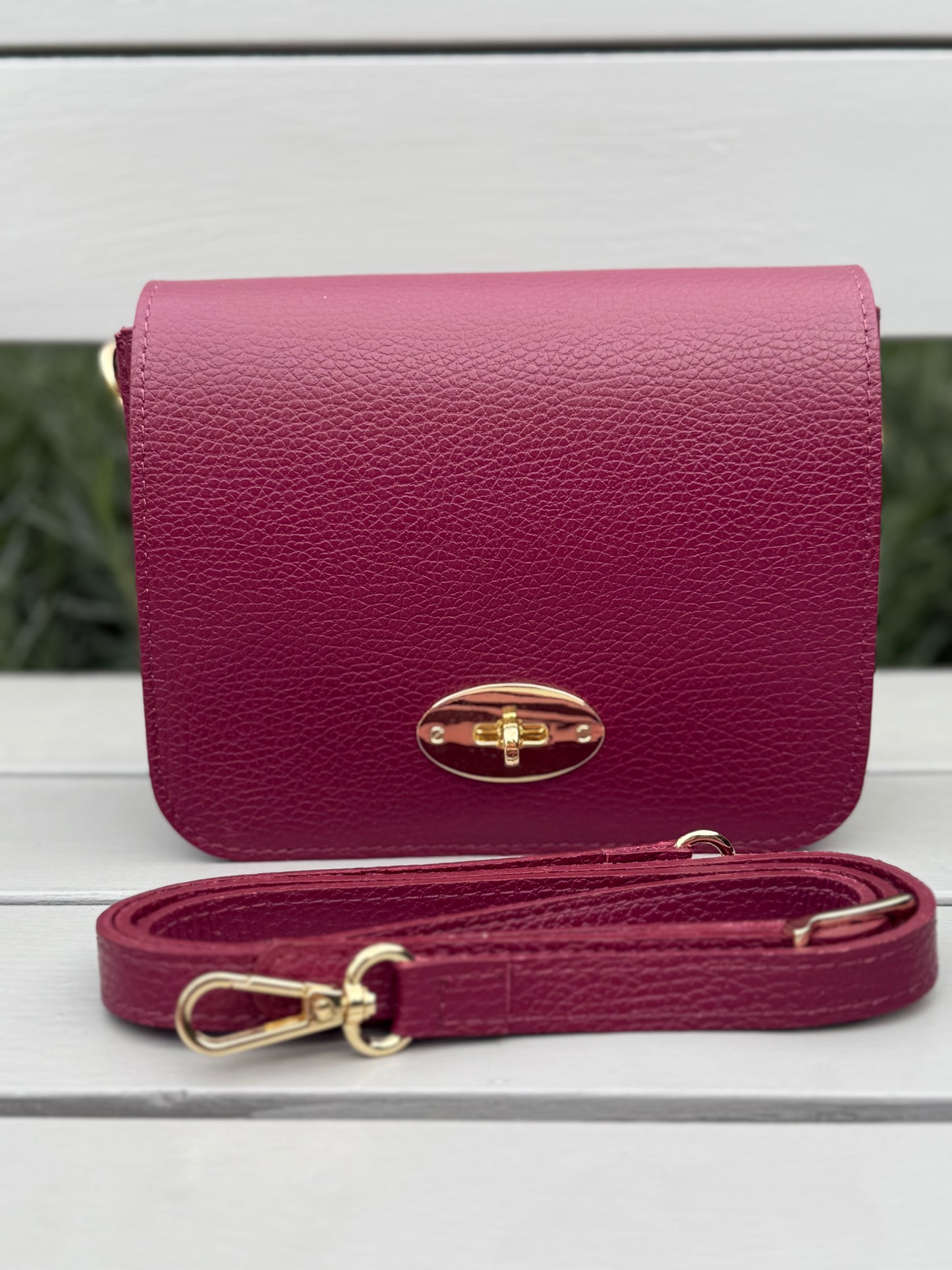 Palermo Leather Bag | Burgundy