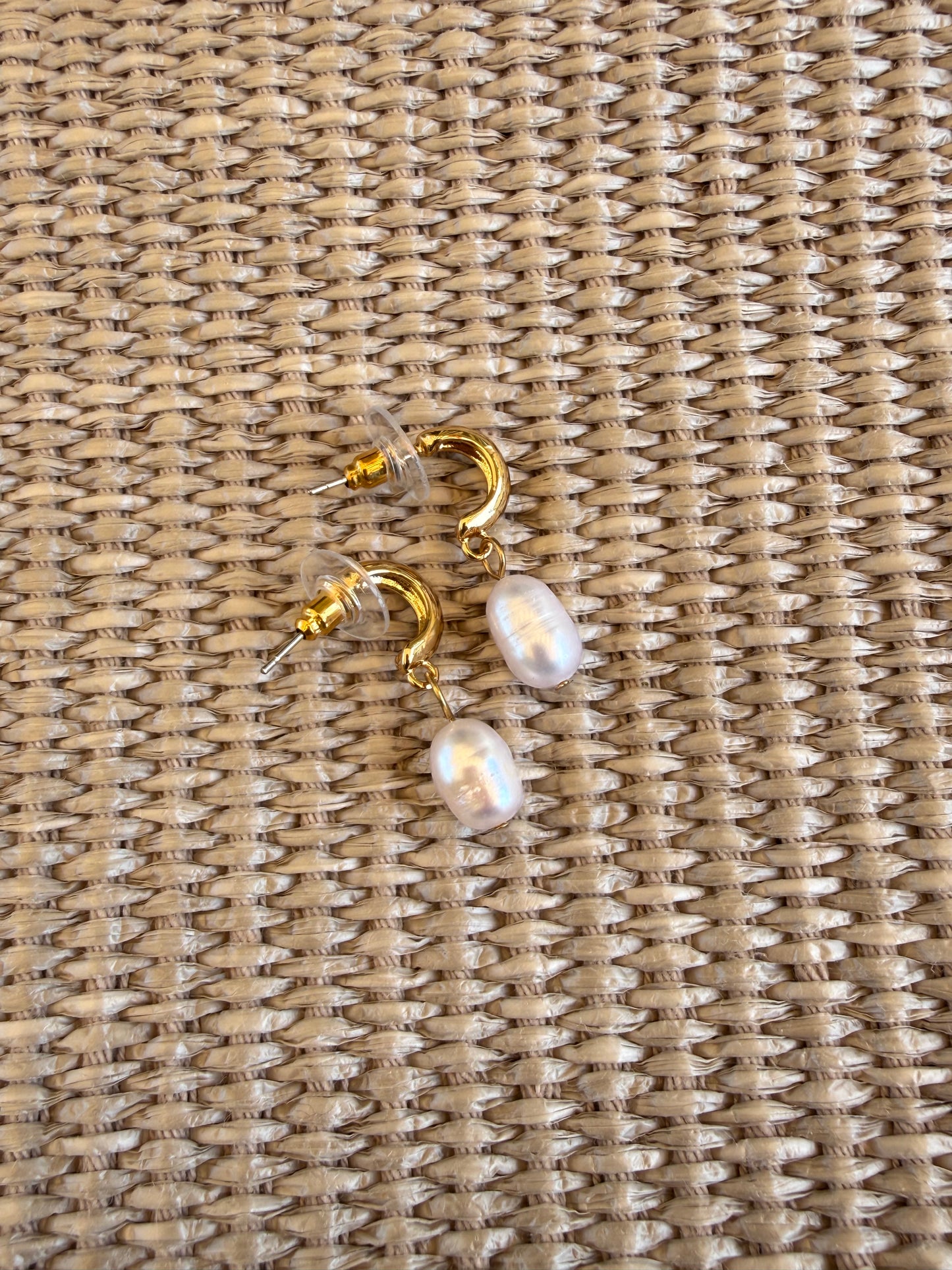 Iris Freshwater Pearl Drop Earrings