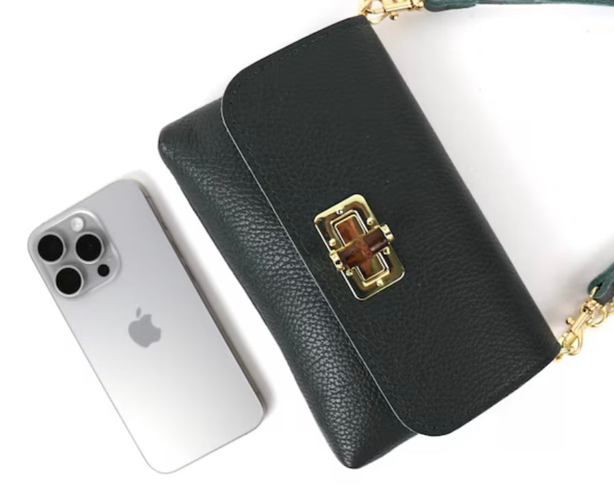 Emilia 3-in-1 Leather Bag | Gold