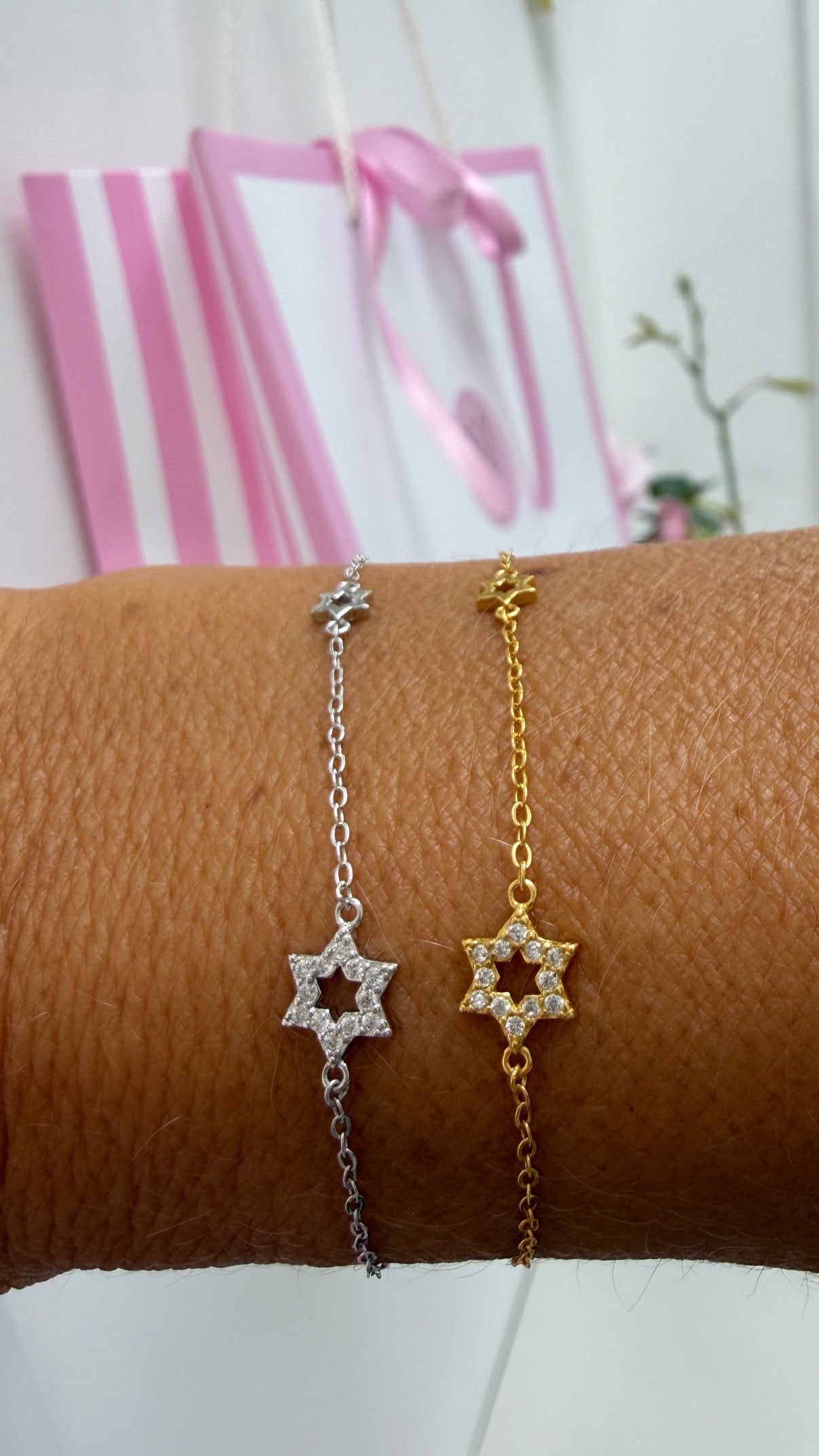 PRE-ORDER Double Star Bracelet | Gold or Silver