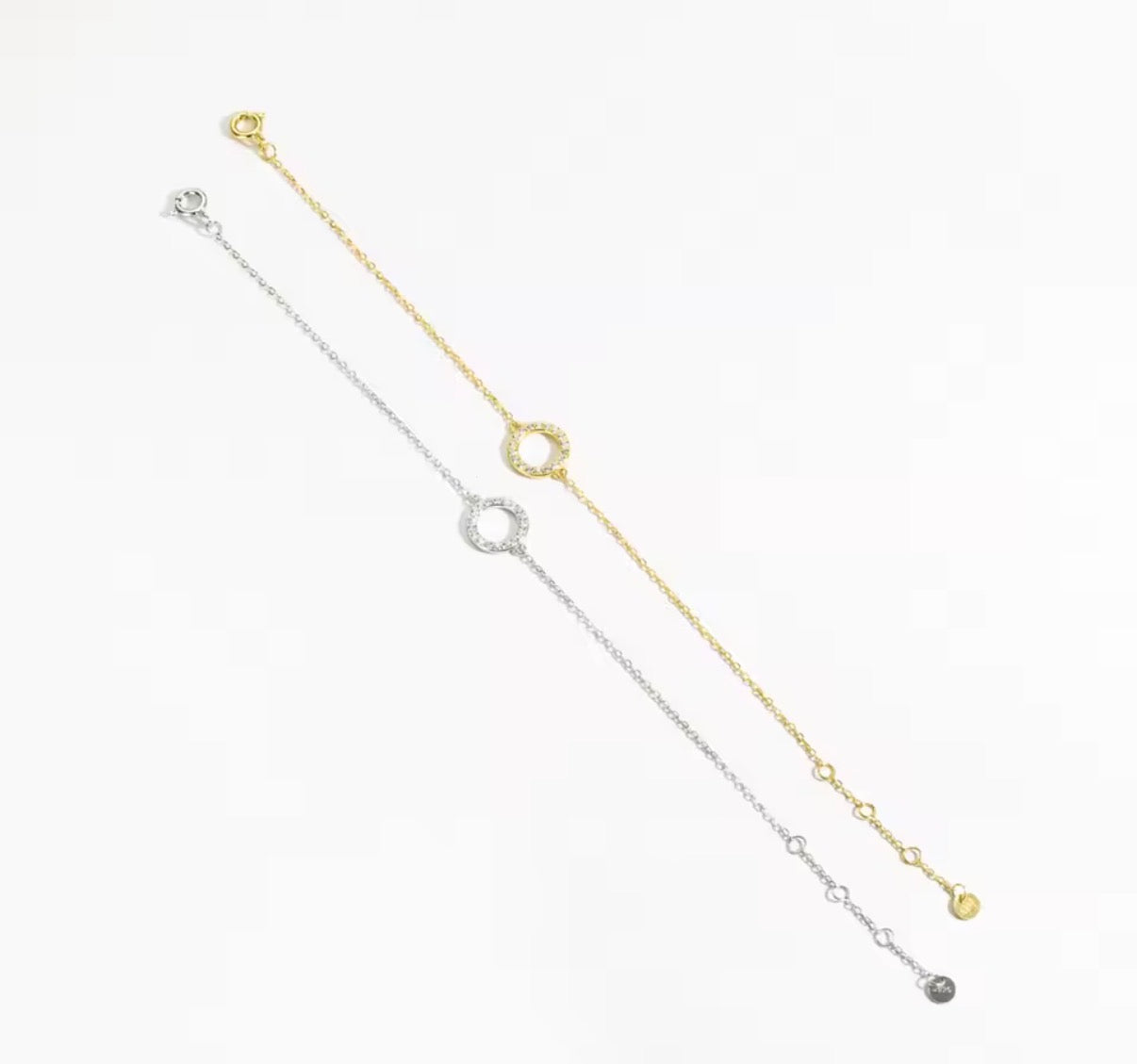 Open Circle Bracelet | Gold or Silver