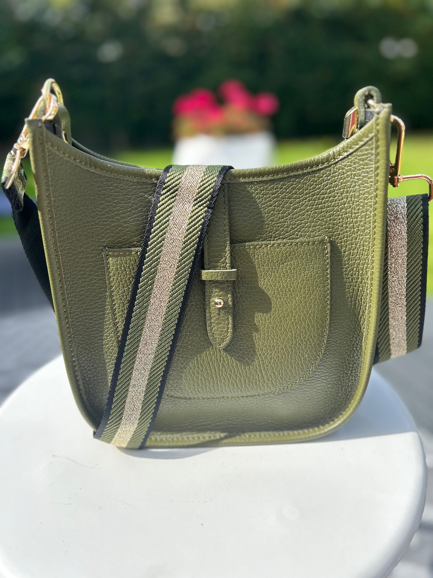 Portofino Leather Bag | Khaki