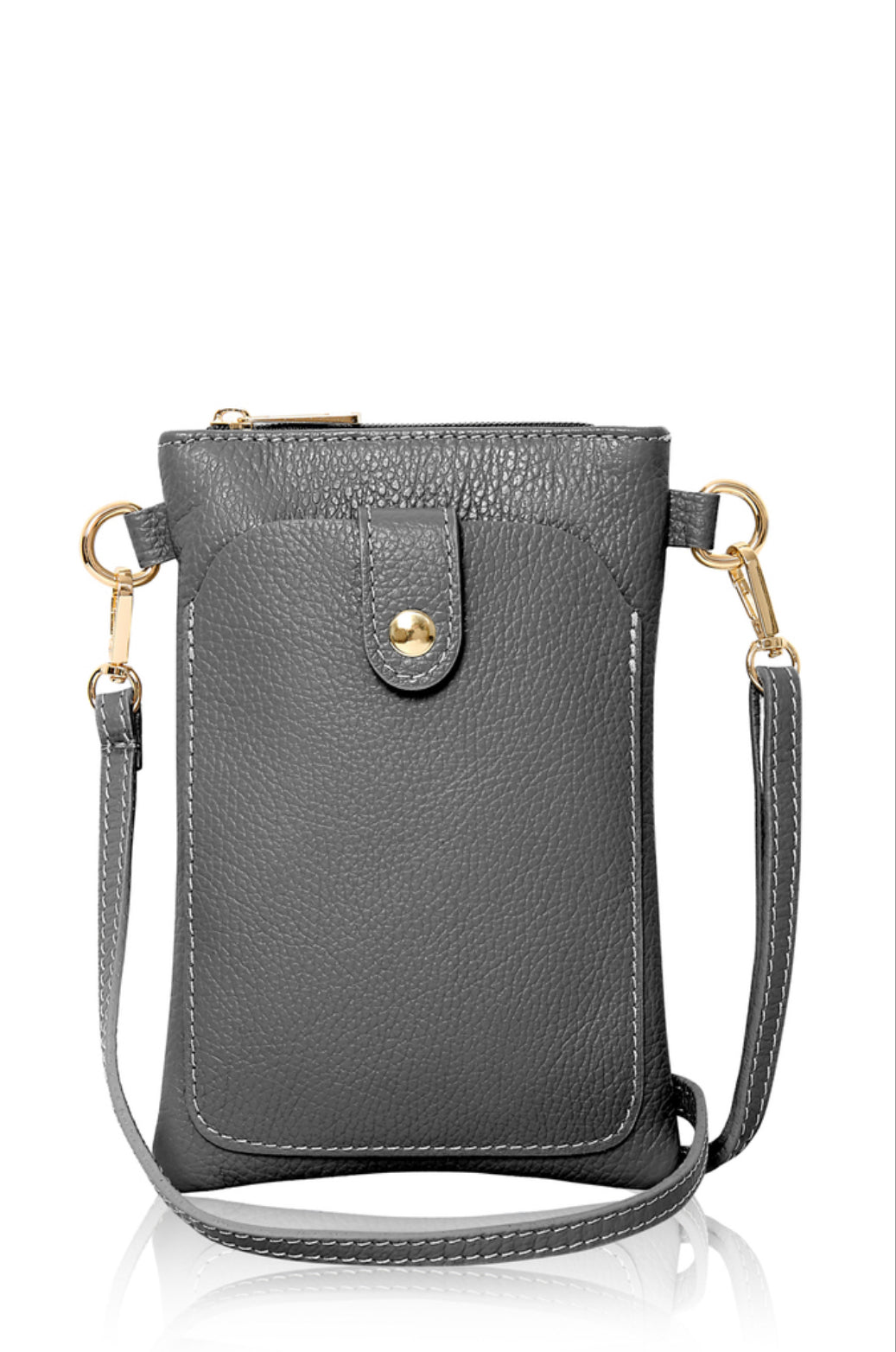 Tuscany Crossbody Phone Bag | Grey