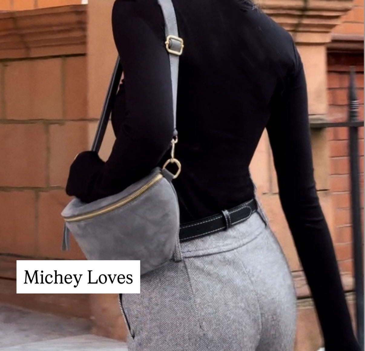 Harley Suede Sling Bag | Chocolate Brown