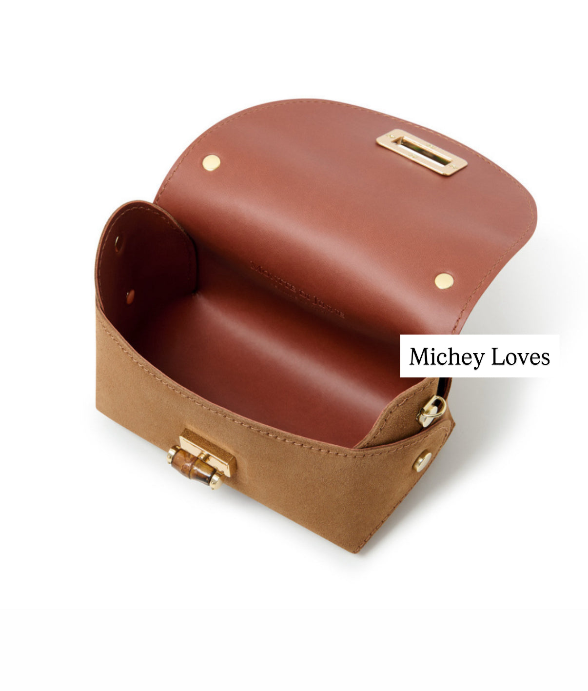 Milano Mini Suede Bag | Black