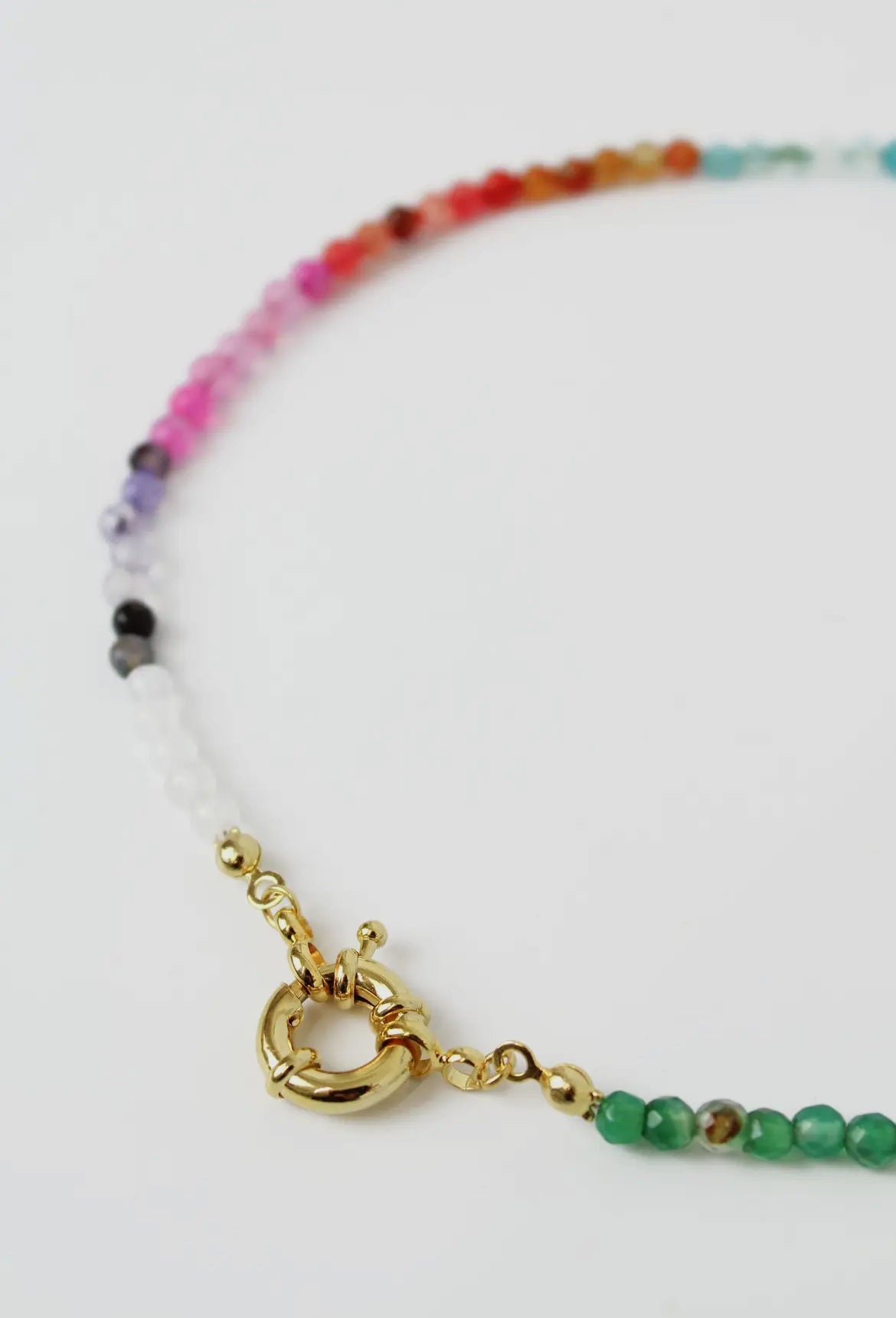 Rainbow Clasp Necklace