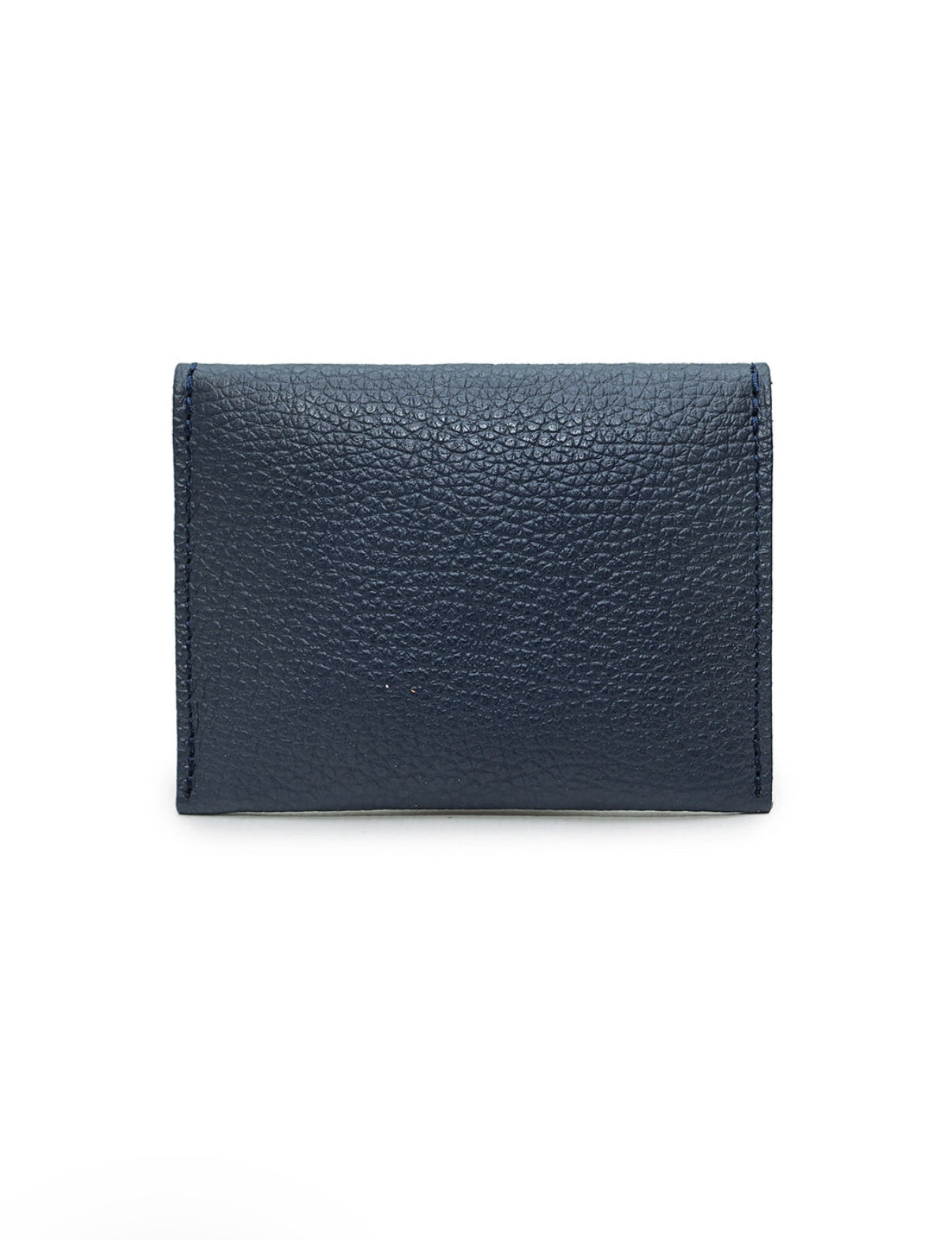Studded Leather Purse | Navy