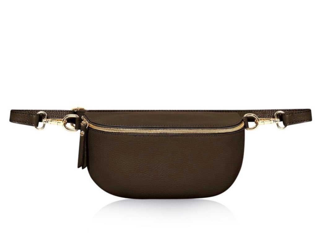 Harley Crossbody Sling Bag | Chocolate Brown