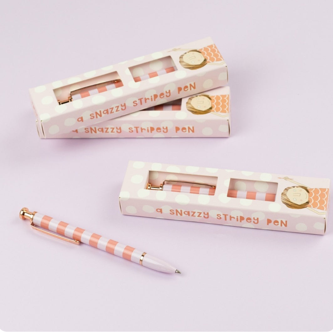 Stripey Pen