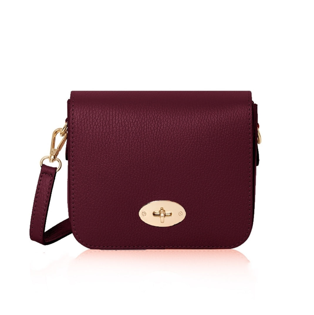 Palermo Leather Bag | Burgundy