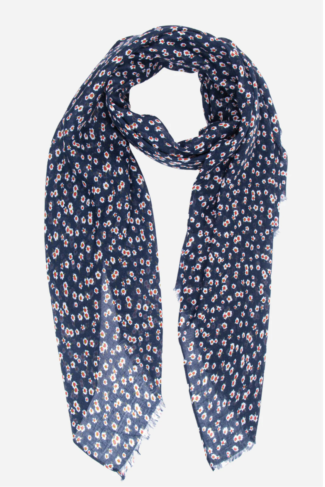 Ditsy Scarf | Navy