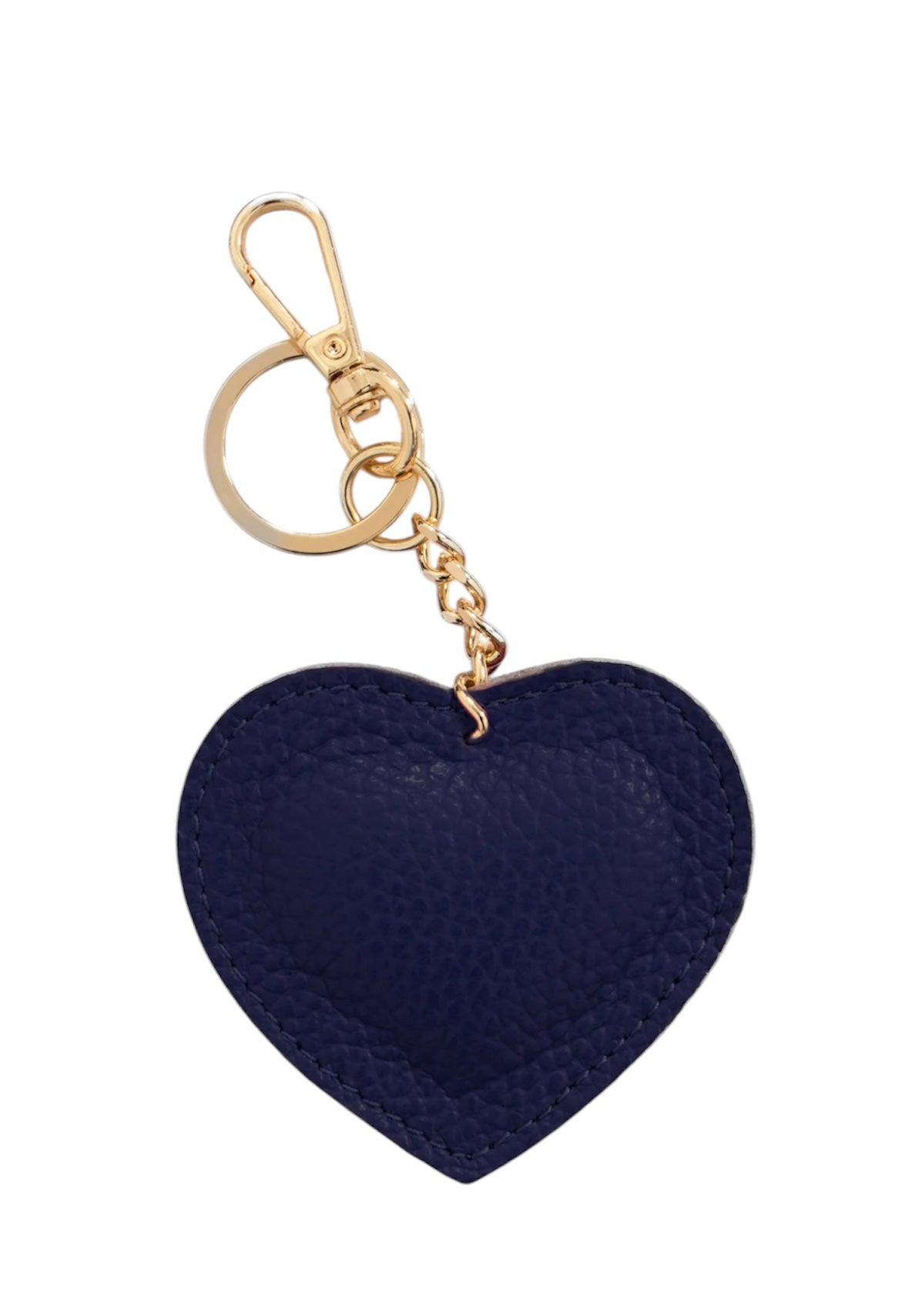 Love Heart Keyring | Navy