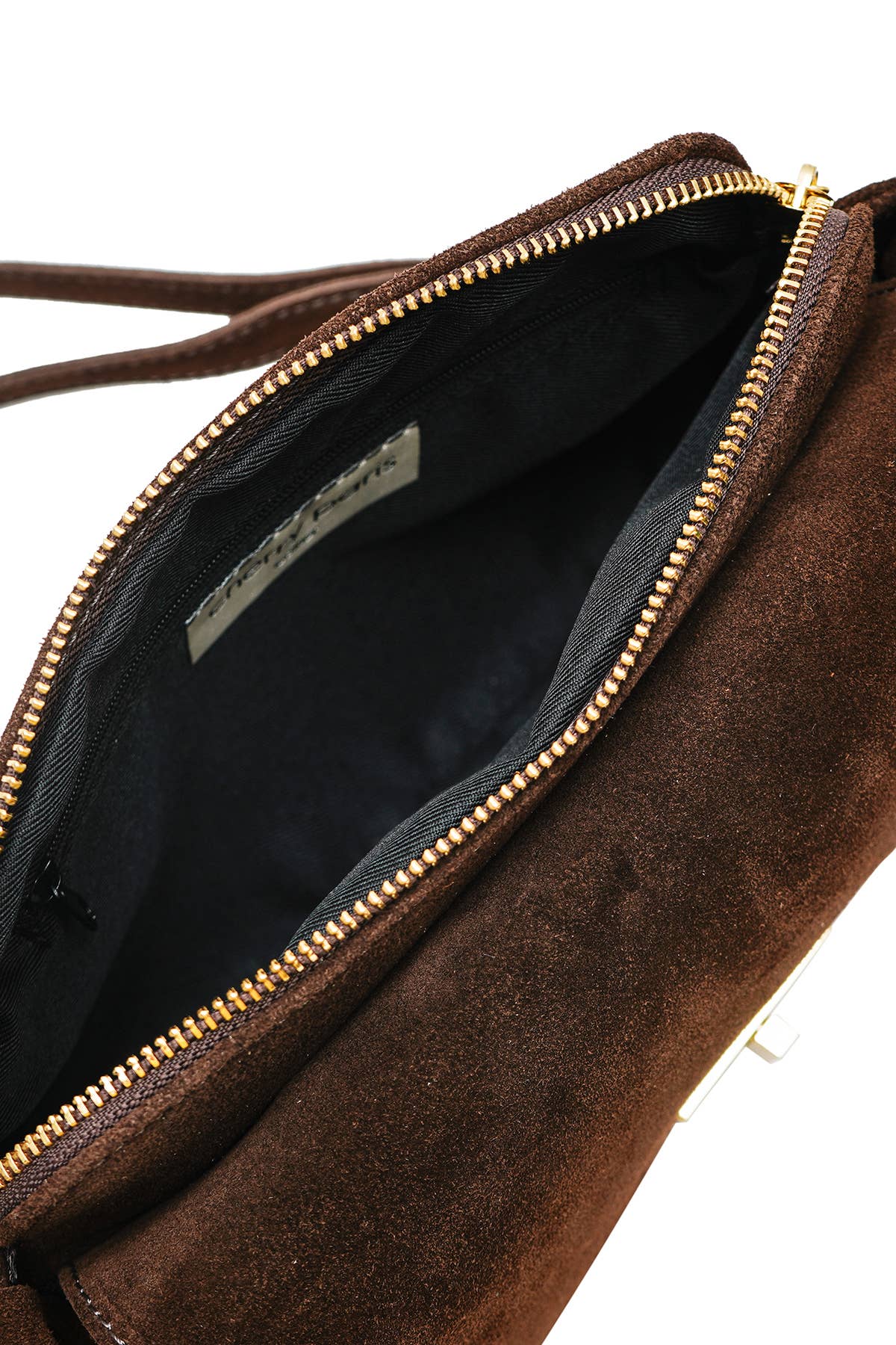 Rosa Suede Bag | Chocolate Brown