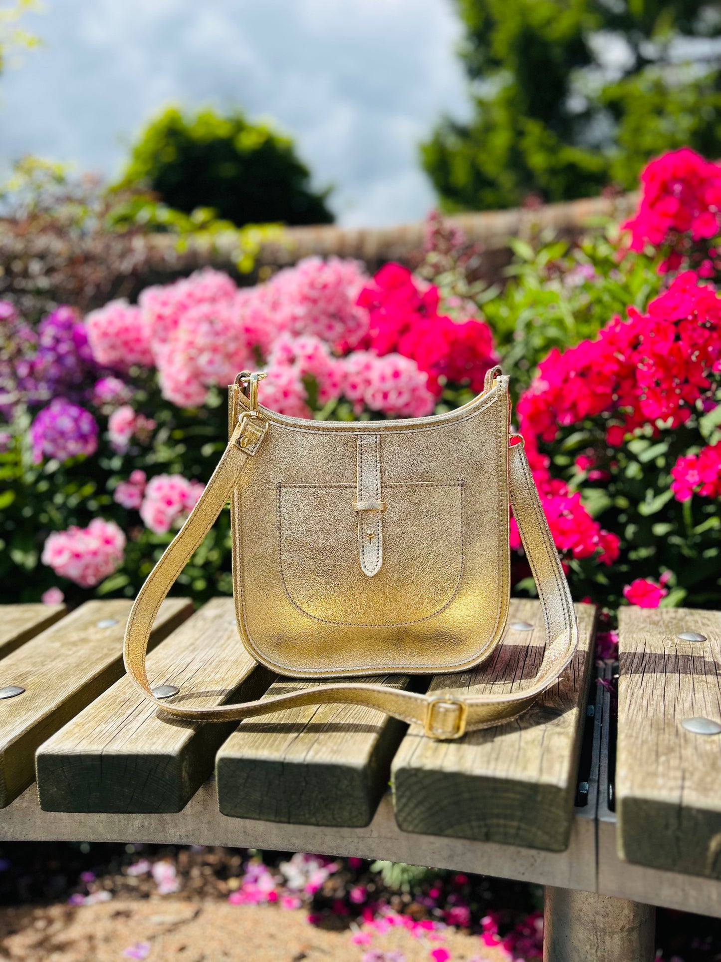 Portofino Leather Bag | Grey