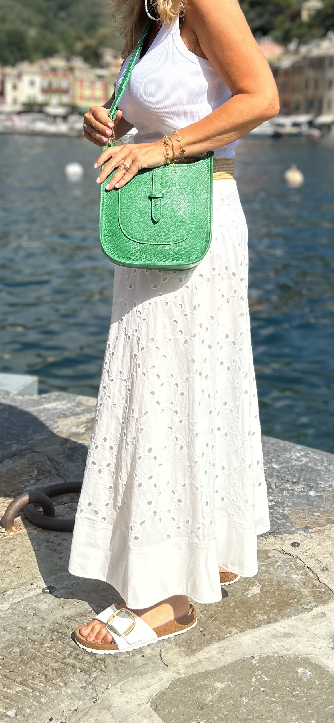 Portofino Leather Bag | Green