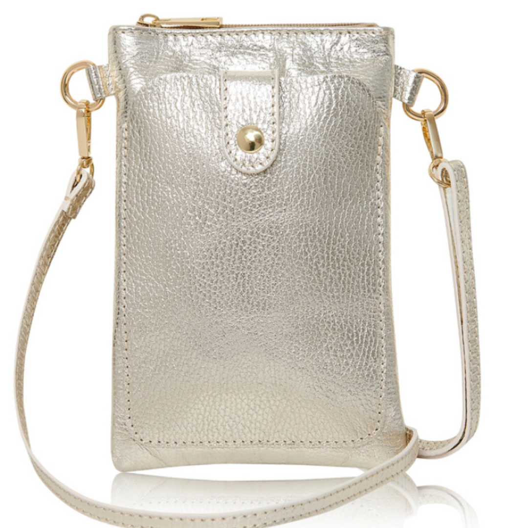 Tuscany Crossbody Phone Bag | Gold