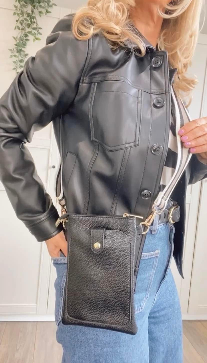 Tuscany Crossbody Phone Bag | Gold