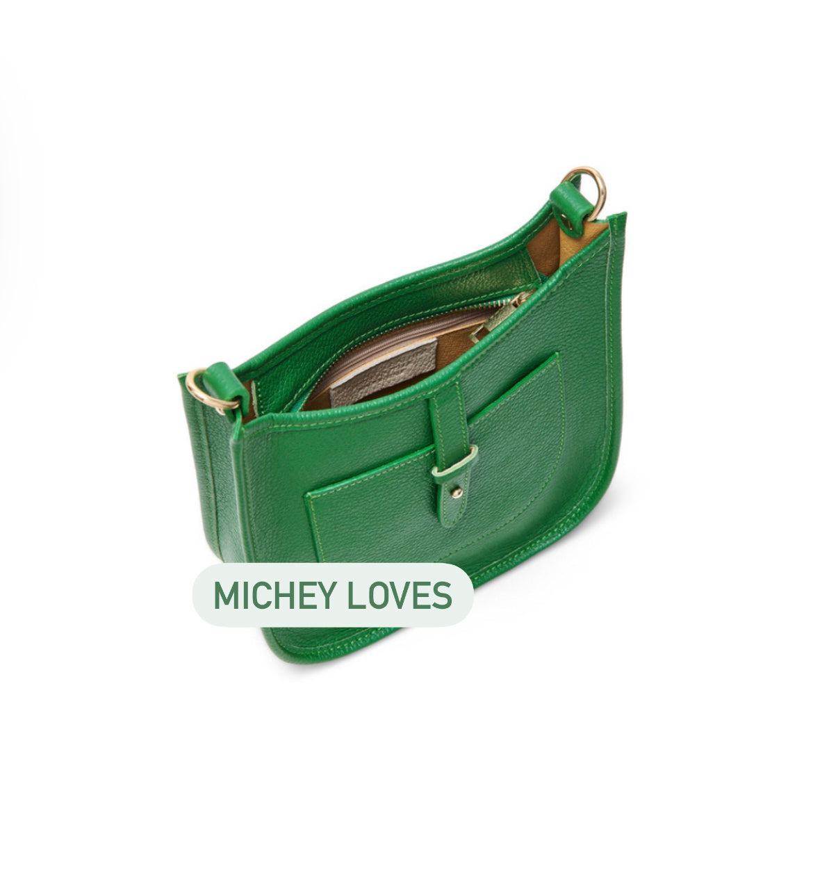 Portofino Leather Bag | Green