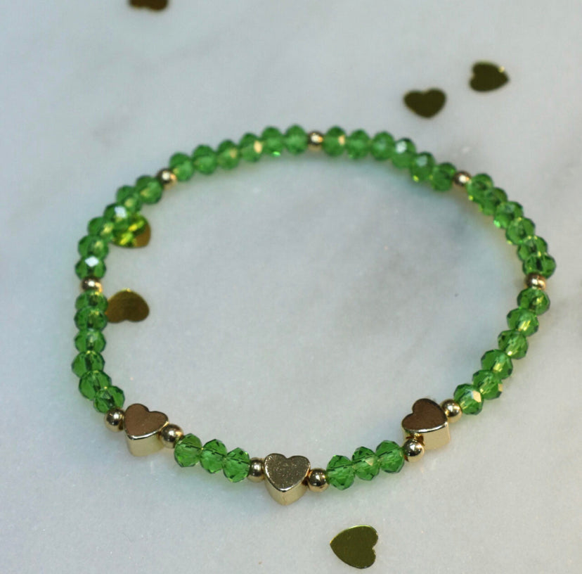 Sasha Heart Bracelets | Multiple Colours
