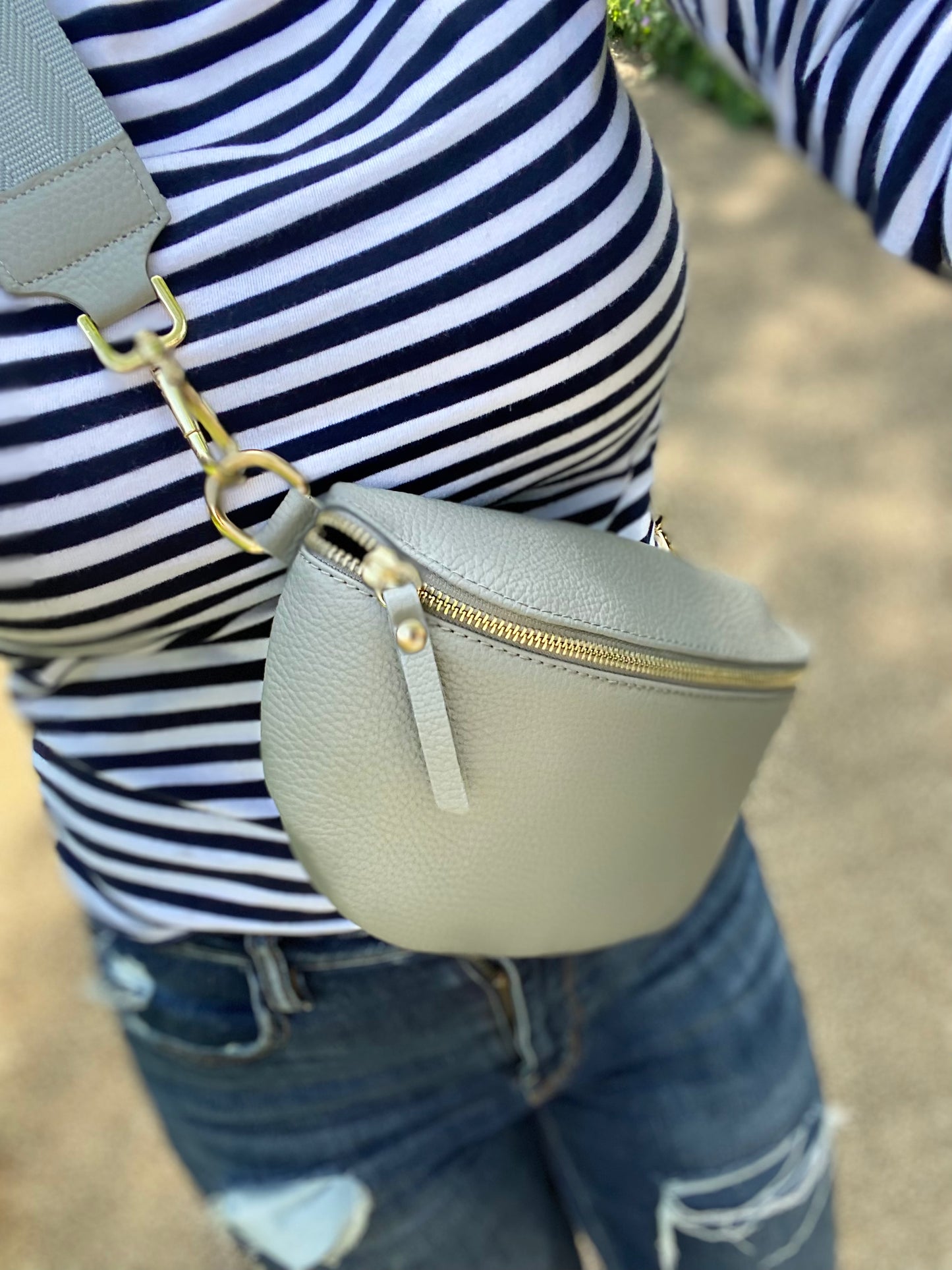 Harley Crossbody Sling Bag / Belt Bag | Grey