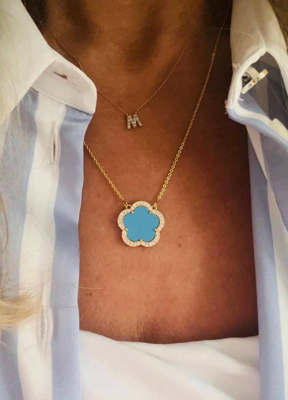 Clover Necklace | Silver