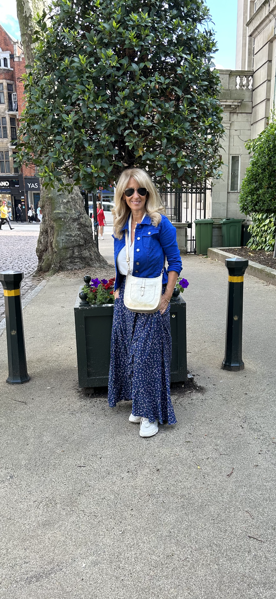 Portofino Leather Bag | Denim Blue