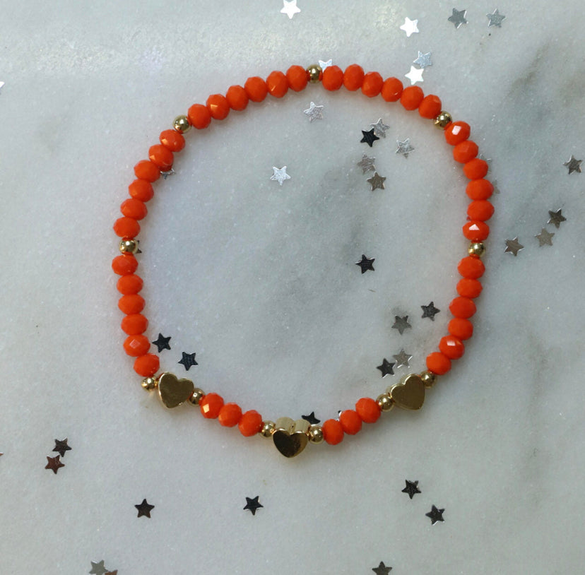 Sasha Heart Bracelets | Multiple Colours