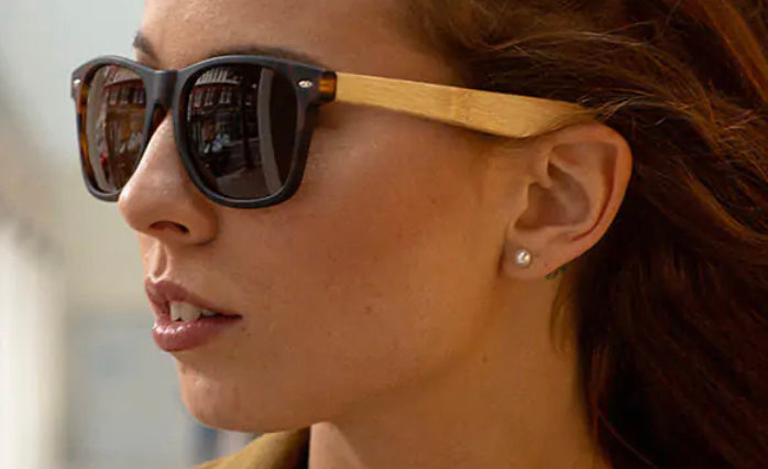 Polarised Sunglasses | Tortoiseshell & Bamboo