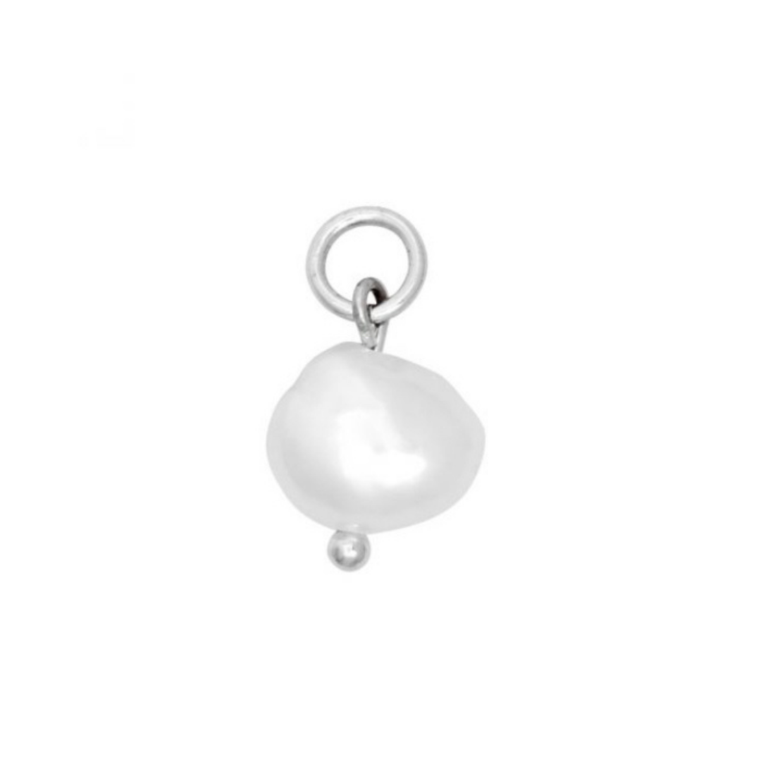 Charley Pearl Charm | Silver