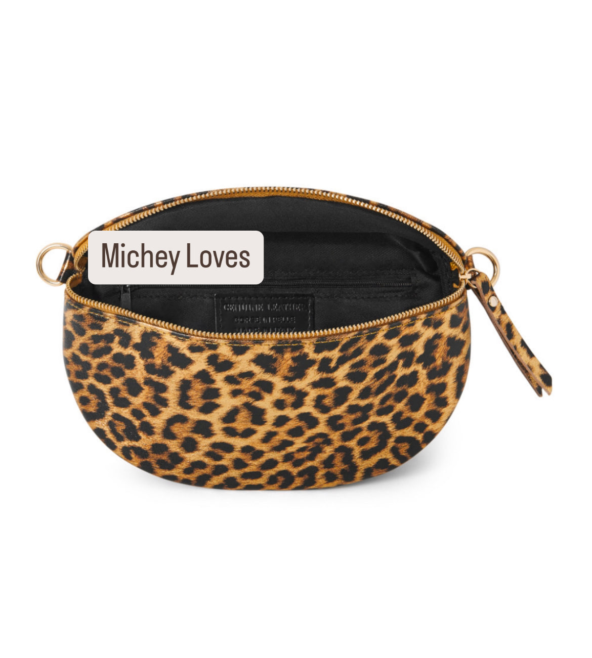 Harley Crossbody Sling Bag | Golden Leopard