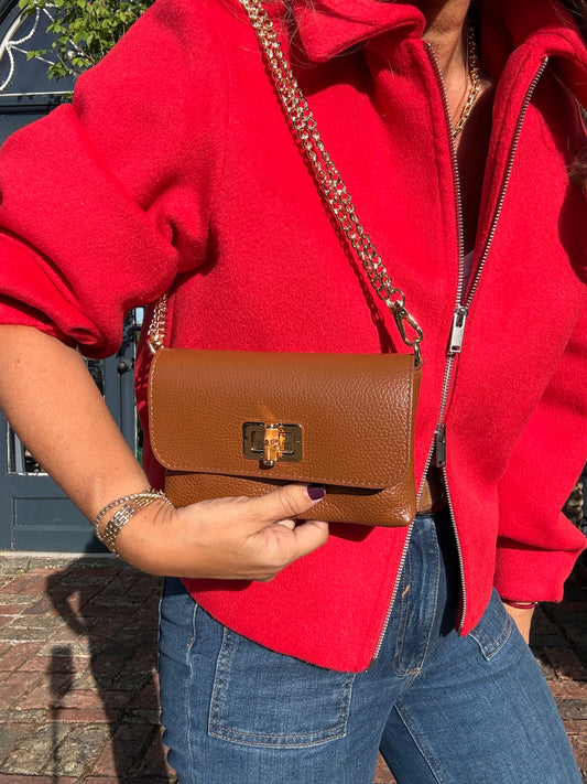 Emilia 3-in-1 Leather Bag | Tan