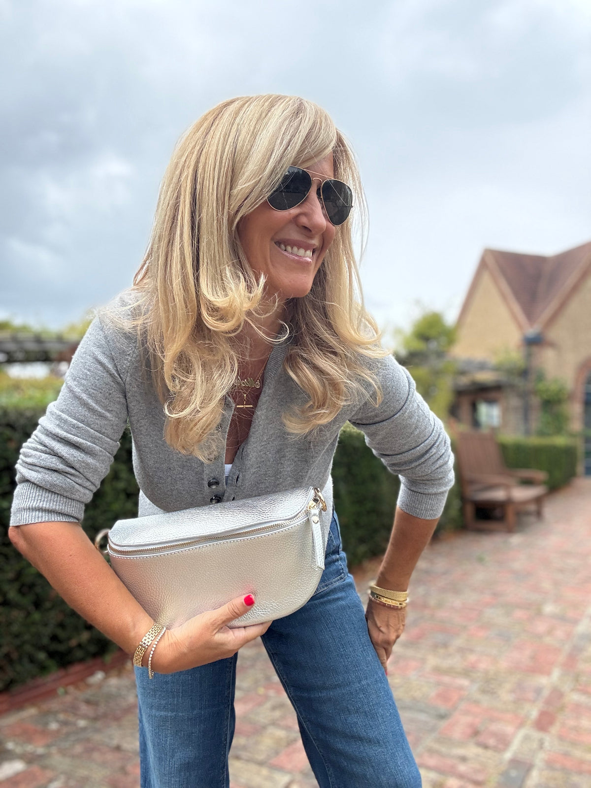 Harley Sling Bag | Silver
