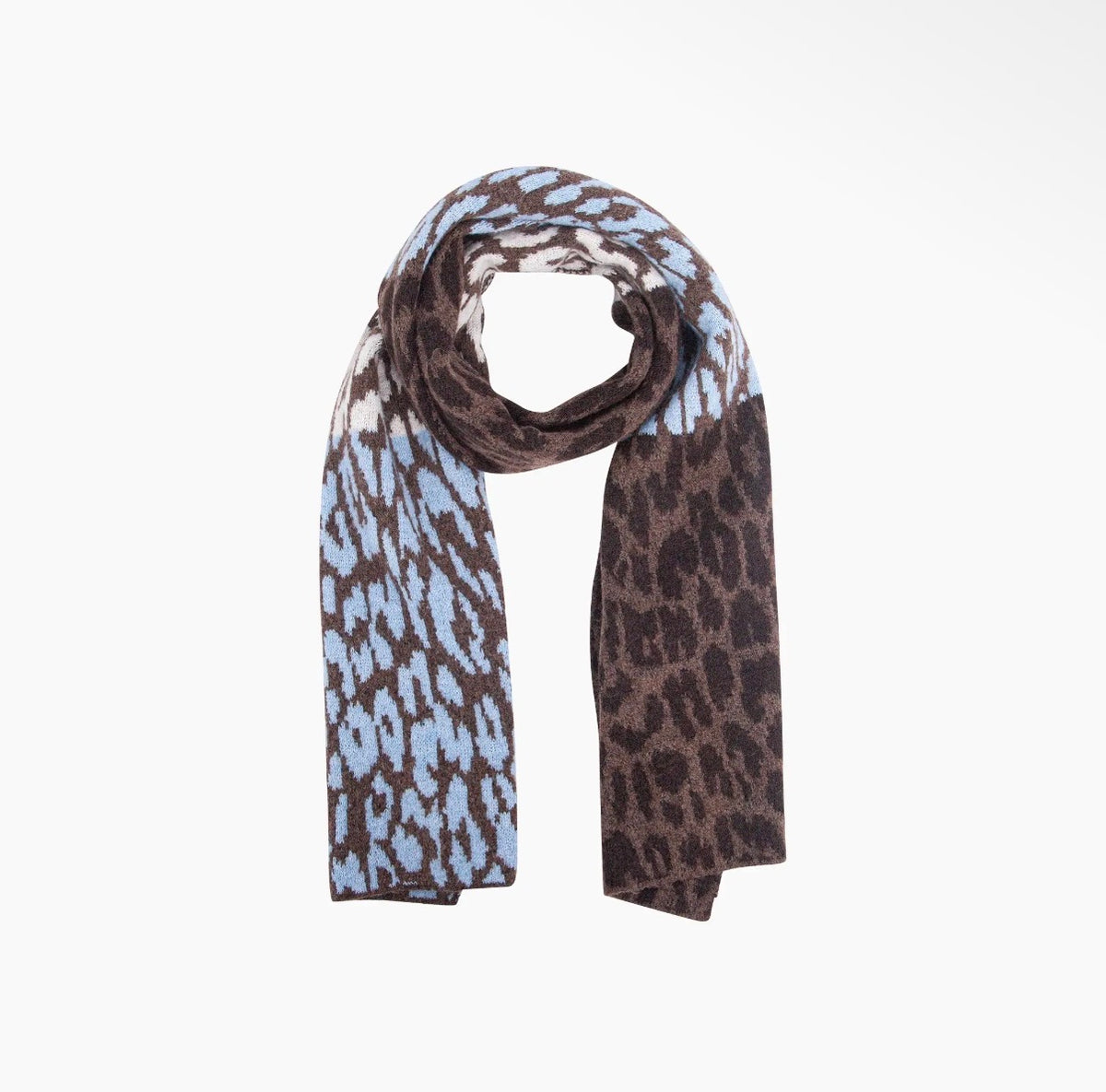 Caroline Leopard Scarf